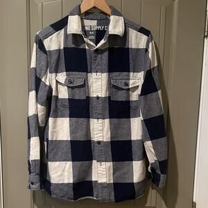 MOSSIMO Plaid Flannel Shirt M